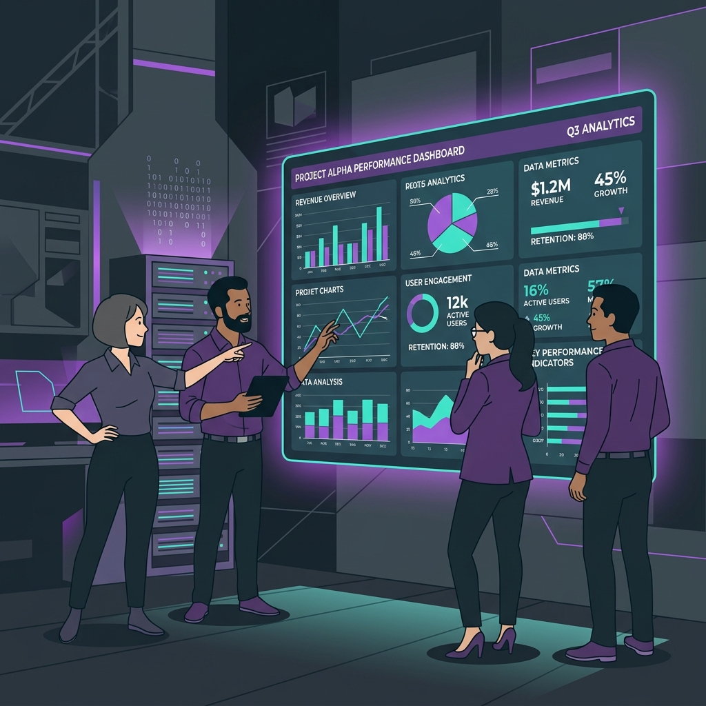 Team Analytics Illustration